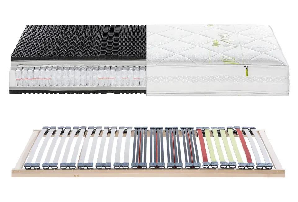 Kaltschaummatratze und Lattenrost